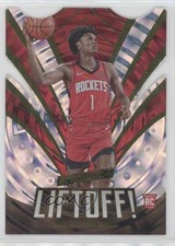 2023-24 Panini Revolution Liftoff! Fractal Amen Thompson #8 0z0v