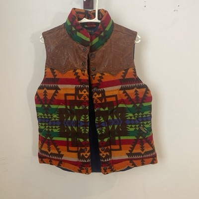 Polo Ralph Lauren Southwestern Down Vest in Men s Small