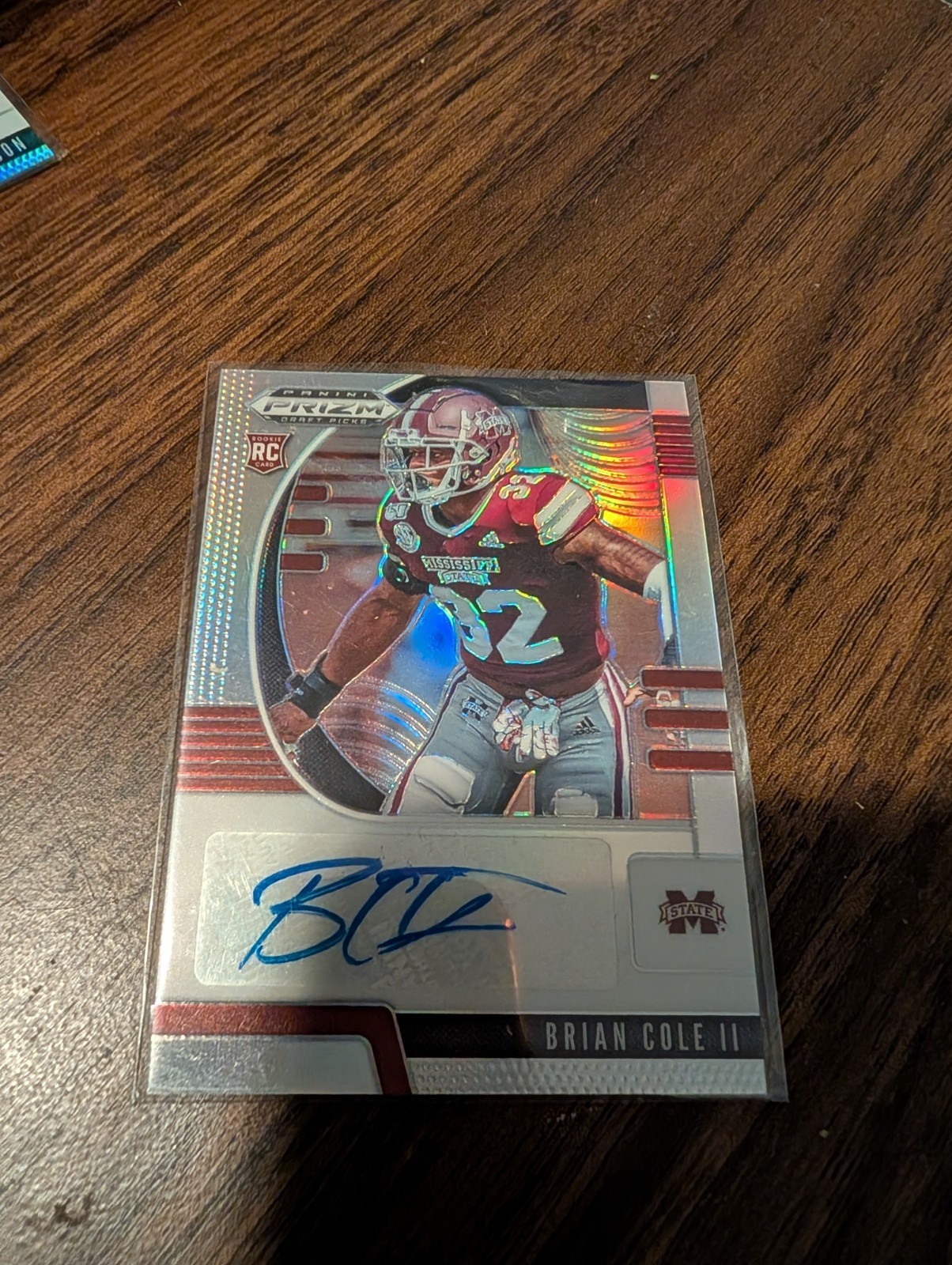 Brian Cole II Panini Prizm Draft Picks #254 Autograph