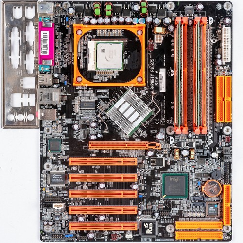 DFI LANPARTY PRO875 Sockel 478 ATX Mainboard AGP Intel Pentium 4 mit Aufkleber