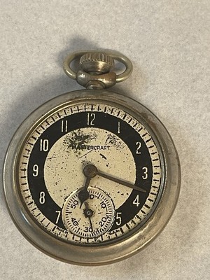 1920's Ingersoll Mastercraft Pocket Watch not working Parts or