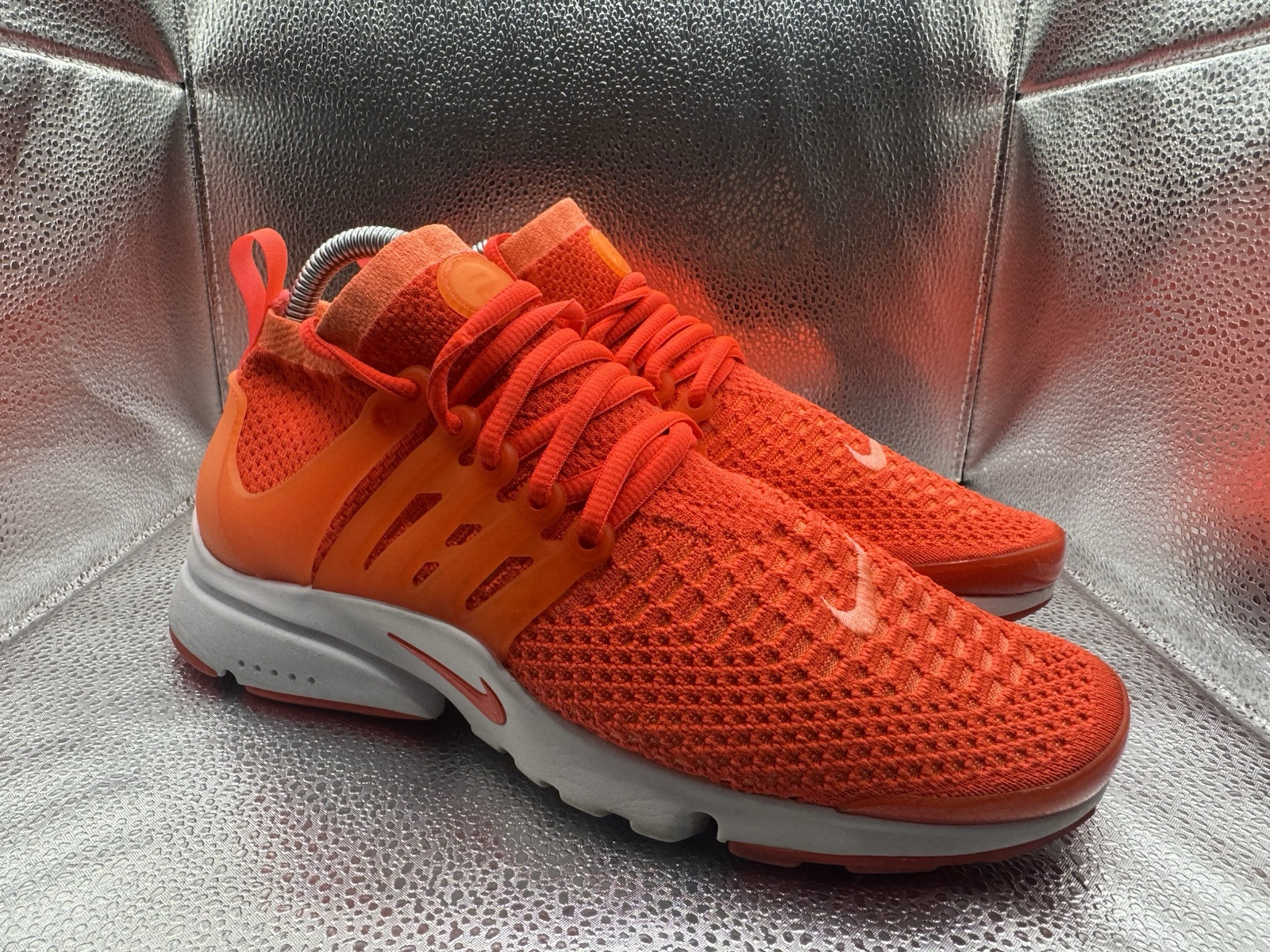 Size Nike Women's Air Presto Ultra Flyknit Bright Mango Orange