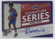 2020 Panini Donruss Optic Signature Series Purple Prizm Daniel Oturu Auto 15t4