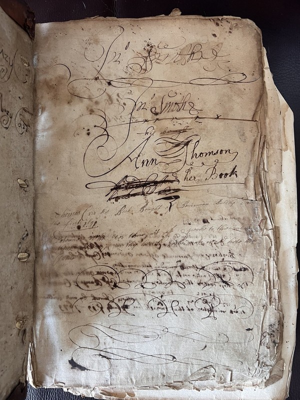 1645 COLONIAL VIRGINIA Signed Book BACONS REBELLION Carr JOHN SMITH York River