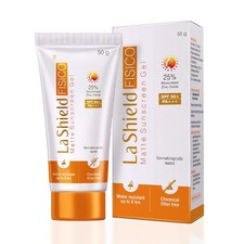 La Shield Fisico Mineral Based Sunscreen Gel Spf 50 For All Skin Types 50g