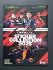 Topps Official F1 Formula One Sticker Collection 2025 All 156 Stickers + Album
