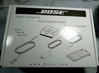 BOSE Wave Connect Kit for iPod 347759-0010 WMS-WRII 120V NIB COMPLETE Remote 