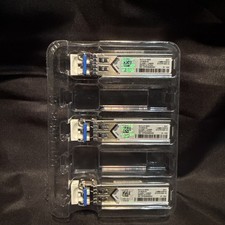 Lot of 3 Cisco GLC-LH-SMD 1000BASE-LX/LH Gigabit Ethernet SFP transceivers