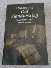 Shire Paperback Book. Discovering Old Handwriting. New.