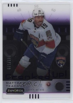2023-24 Upper Deck Synergy Cranked Up Purple 71/199 Matthew Tkachuk #CR-MT 0z55