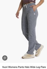 Vuori Halo Essential Wide-Leg Women  s Dreamknit Pants Heather Grey, Size Medium
