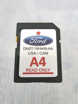 Ford Lincoln I SYNC GPS Navigation SD Card A4 - USA and Canada. EM5T-19H449-AA