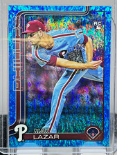 2025 Topps Update Series - Max Lazar RC Blue Holo Foil /150 US194 Phillies