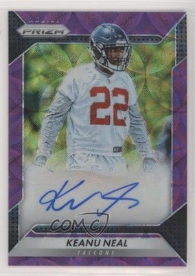 2016 Panini Prizm Rookie Purple Scope 73/99 Keanu Neal #RA-KNL Auto RC fm1