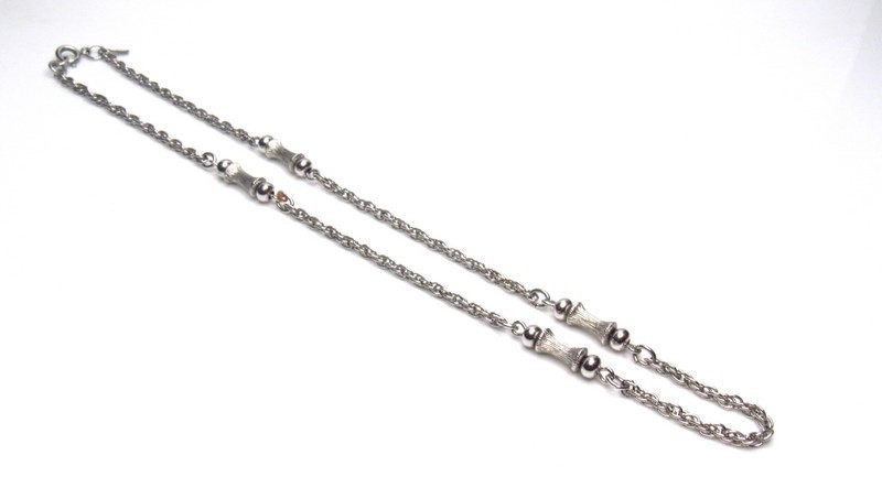 Vintage Monet Silver Tone Necklace