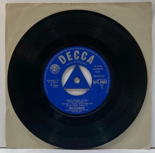Max Bygraves Songs For The Young In Heart No. 1 EP Decca TRI 45