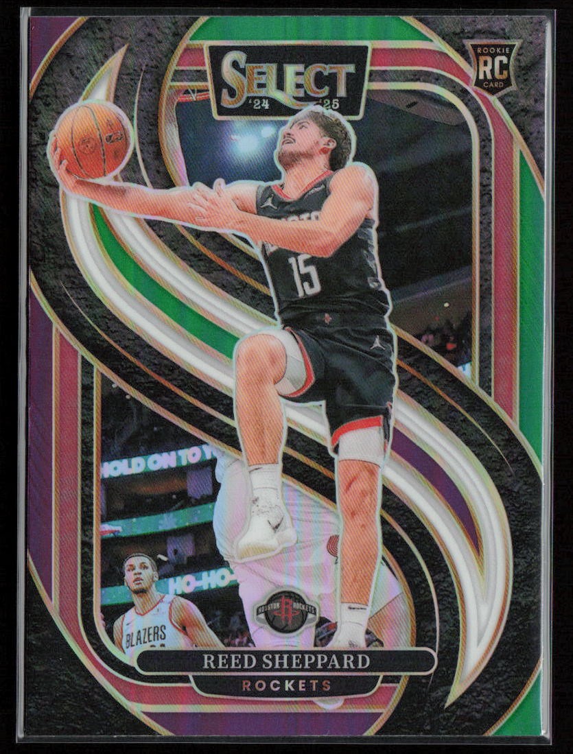 2024-25 Panini Select #181 Reed Sheppard Tri-Color Prizm