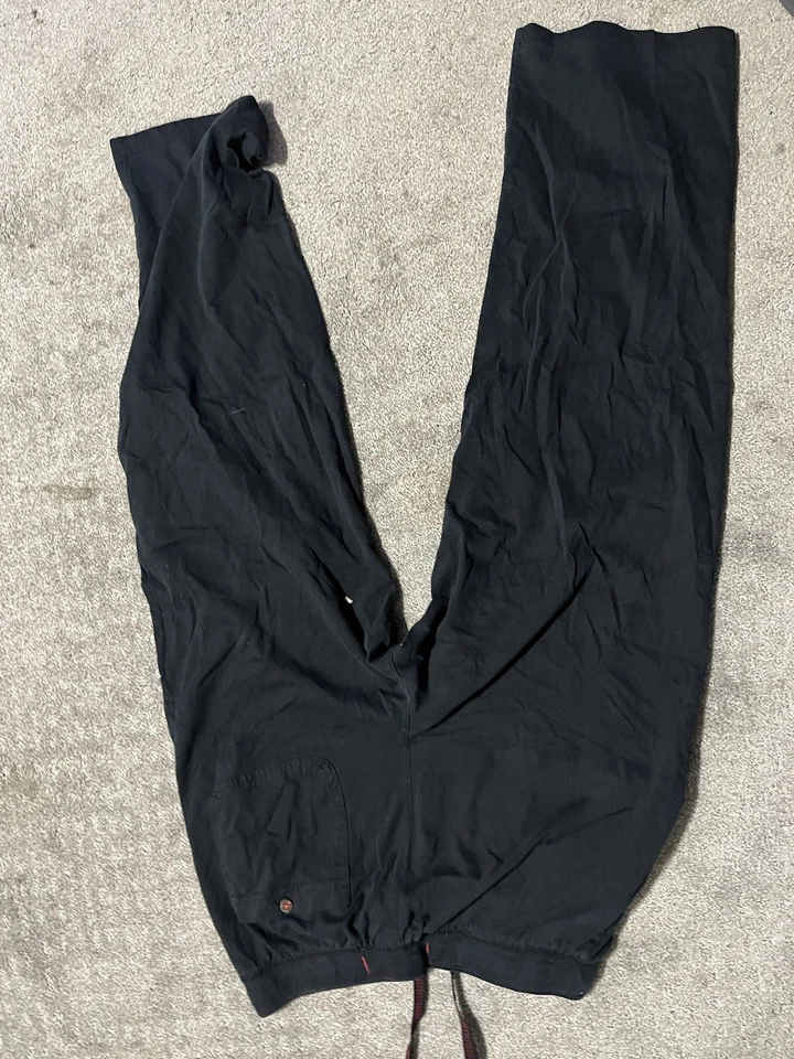 Tommy Bahama Men's Black Solid Soft Relax Lounge Sleeping Pants Medium - Image 4 of 4
