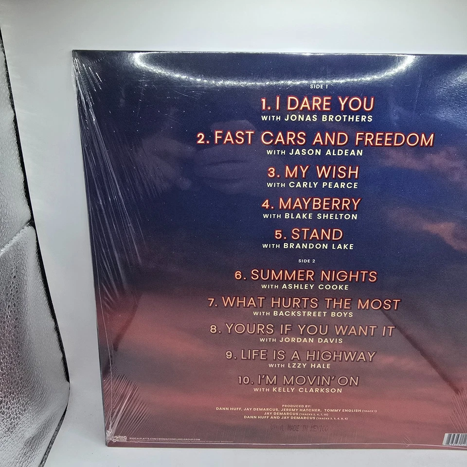 Rascal Flatts Life is a Highway Refueled Duets (LP Vinyl, 2025) Transparent Blue - Image 3 of 4