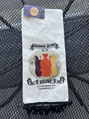 New Hocus Pocus Sanderson Sisters Halloween Hand Towel Kitchen Towel Spirit