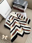 Gucci Horsebit Stripe Print Silk Handbag Scarf Square Scarf 36 x 36 in — photo 1