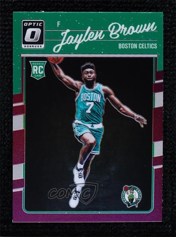 2016-17 Panini Donruss Optic Purple Prizm Jaylen Brown #153 7zf