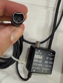 SEGA Genesis Model II / 2 - Working - OEM Controller, RF Unit, and AC Power Unit