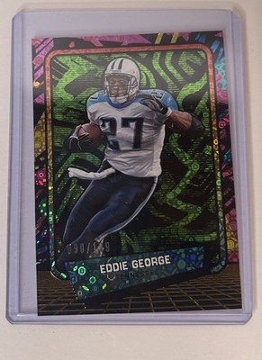 2026 Panini Decades 90s Pop Culture Eddie George #63 Titans - Lime Green /199
