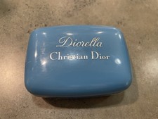 Vintage Christian Dior Diorella Saxon Soap w Case 2.7 Oz Made in France *RARE*
