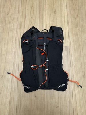 Adidas Terrex Backpack Black White Orange Day Bag Pack Speed