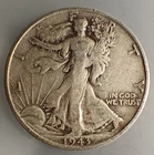1943-S Walking Liberty Silver Half Dollar | San Francisco | EF/XF