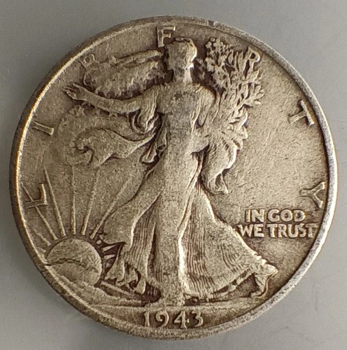 1943-S Walking Liberty Silver Half Dollar | San Francisco | EF/XF