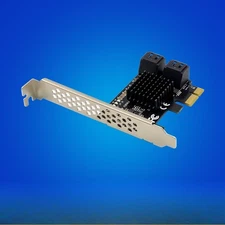 HDD Expansion Card PCI Express x1 ASM1064 SATA 6Gbps Storage Controller Adapter