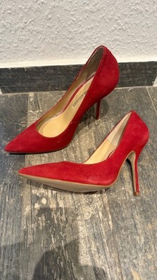 Super Buffalo Pumps Leder rot, Gr. 40