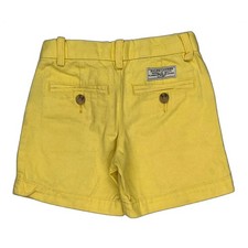 Age 2 Polo By Ralph Lauren Chino Shorts - Xx-Smallw 3L Yellow Cotton