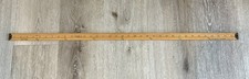 WESTCOTT NO. R630B Yardstick with Metal Ends Made In USA N.Y.C. Vintage