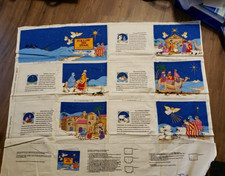 VIP Cranston Fabric Panel 'FOLLOW THE STAR' CHRISTMAS BOOK Cut Sew