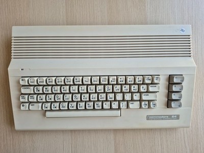   Commodore 64 C64 C C64-II   Good Condition (No Monitor, No Power Supply)  