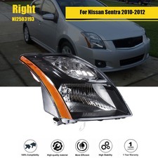 Passenger Halogen Headlight Assembly For Nissan Sentra Sr Se-r Spec V 2010-2012