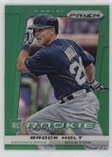 2013 Panini Prizm Retail Green Prizm Brock Holt #262 5n4