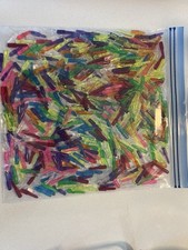 Lite Brite Pegs. Mix Of Colors. Large gallon Size Zip Bag.