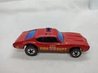 1969 Hot Wheels Redline Fire Dept. Chief Oldsmobile Car, HK Near Mint Condition!