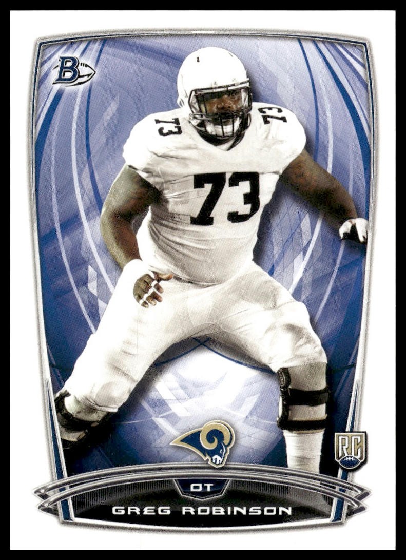 Greg Robinson Bowman Rookies #26 Base