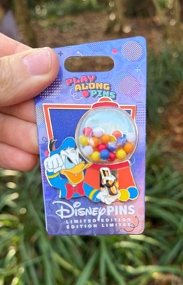 IN HAND 2026 Disney Parks Play Along Pins 3 Of 12 Donald Duck Gumball LE Pin