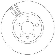 2x Bremsscheibe vorne für VW Polo 6 AW1 T-Cross C11 Taigo CS1 | 26213944