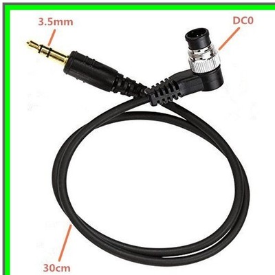 40cm 3.5mm to DC0 Remote Shutter Cable for Nikon Cameras