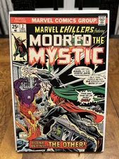 Marvel Chillers #2 Bronze Age 1975 2nd appearance Modred the Mystic