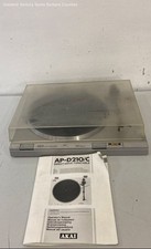 AKAI AP-D210 DIRECT DRIVE TURNTABLE Read