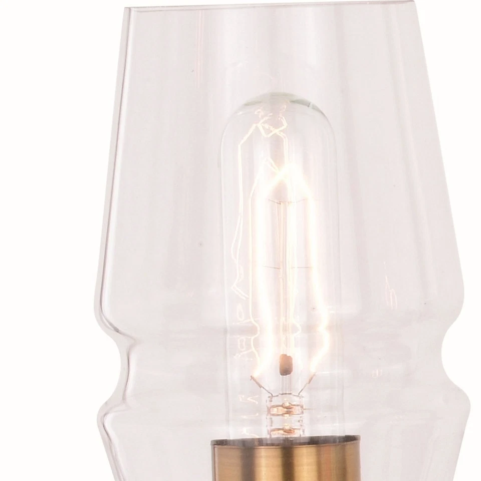 Luz de baño Warren de 3 luces de estilo moderno de mediados de siglo de 11,25 pulgadas de alto y Foto 4 de 4