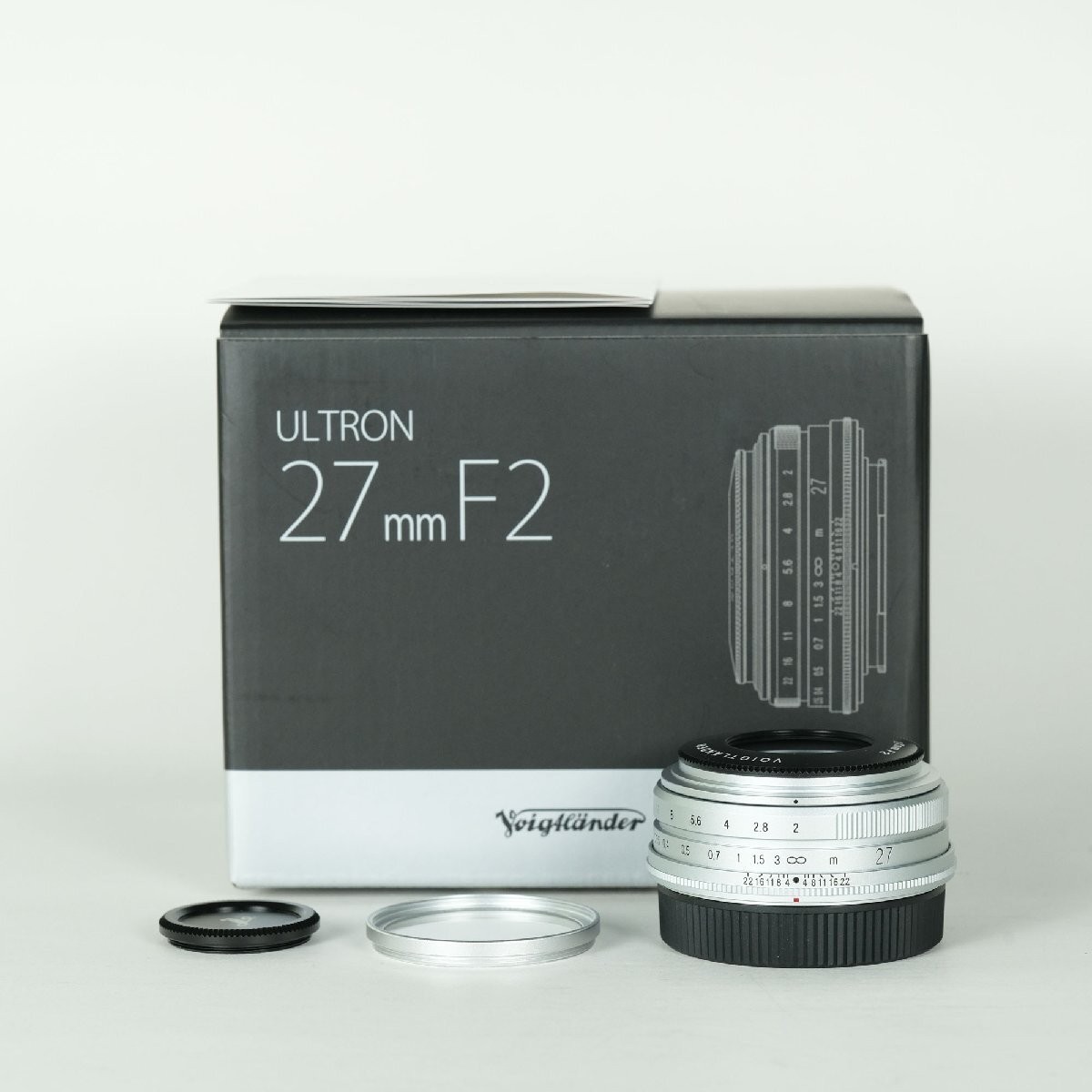 Voigtlander ULTRON 27mm F2 Fuji X-mount Pancake Lens with Filter